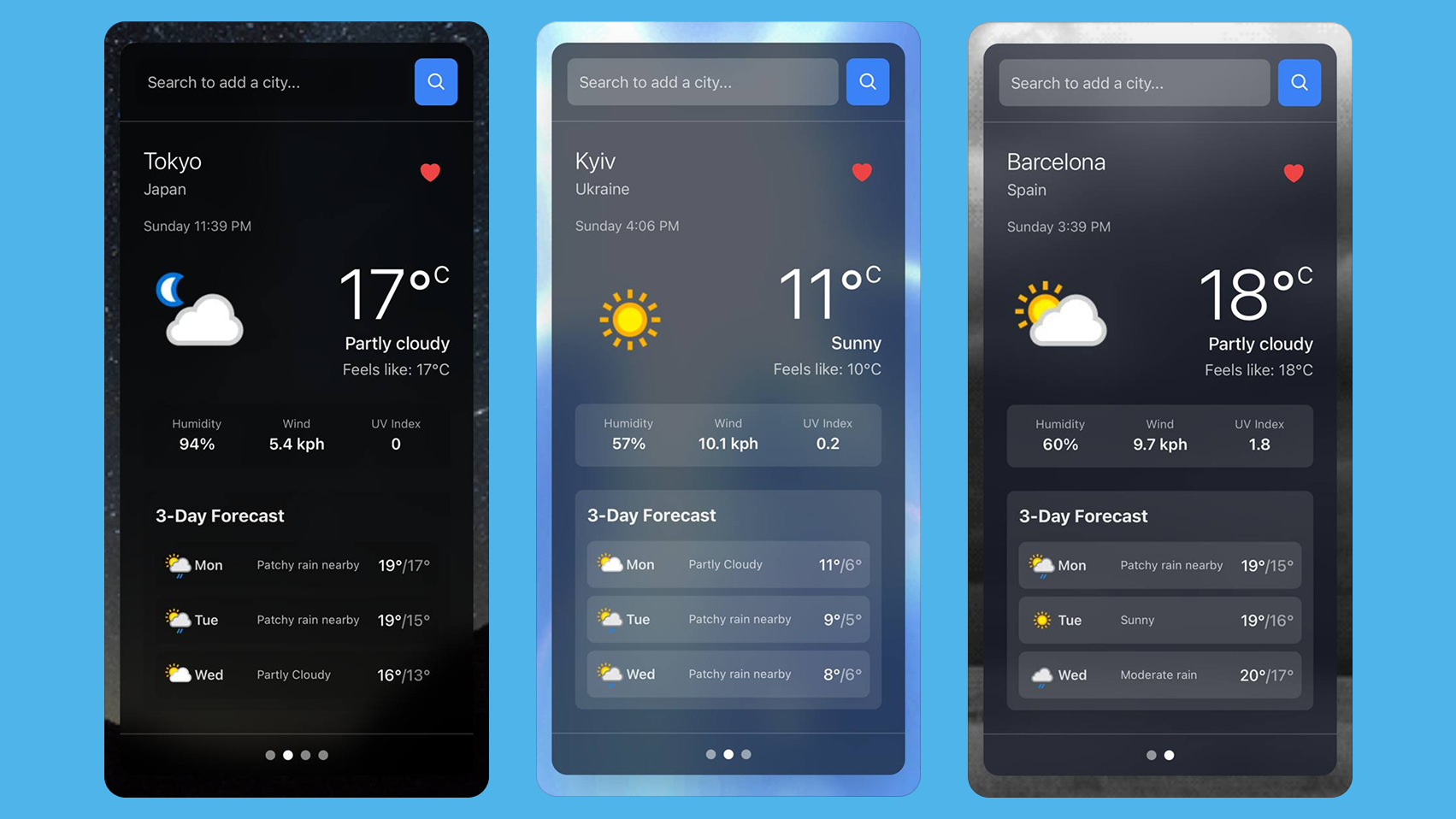 Weather App (React + Vite)